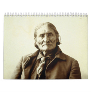 Calendrier Indien d'Amerique indigène de Geronimo (Guiyatle)