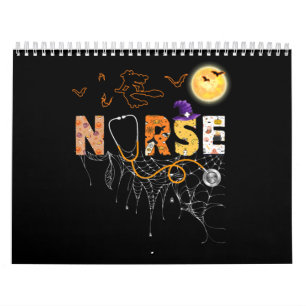 Calendrier Infirmière Cadeau Halloween avec Citrouille Boo Sp