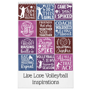 Calendrier Inspirations de Live Love Volleyball