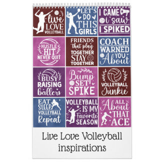 Calendrier Inspirations de Live Love Volleyball