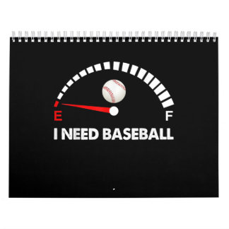 Calendrier J'Ai Besoin De Baseball
