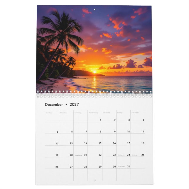 calendrier jamaïcain (Dec 2027)