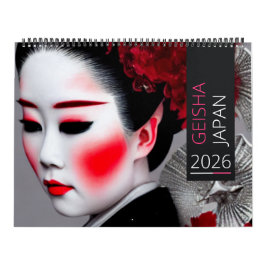 Calendrier japonais Geisha