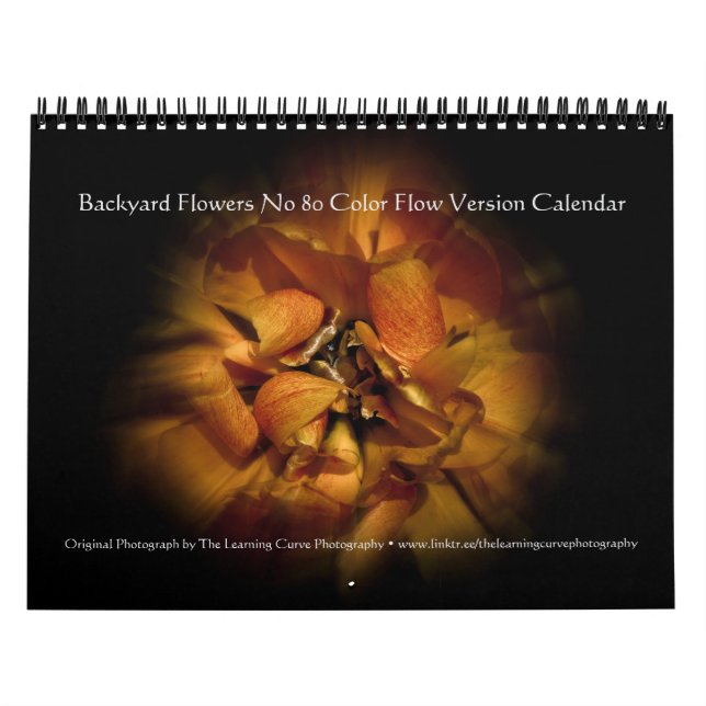 Calendrier Jardin Fleurs No 80 Version de flux couleur (Protection)