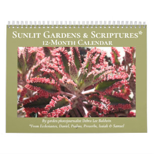 Calendrier Jardins et écritures éclairés