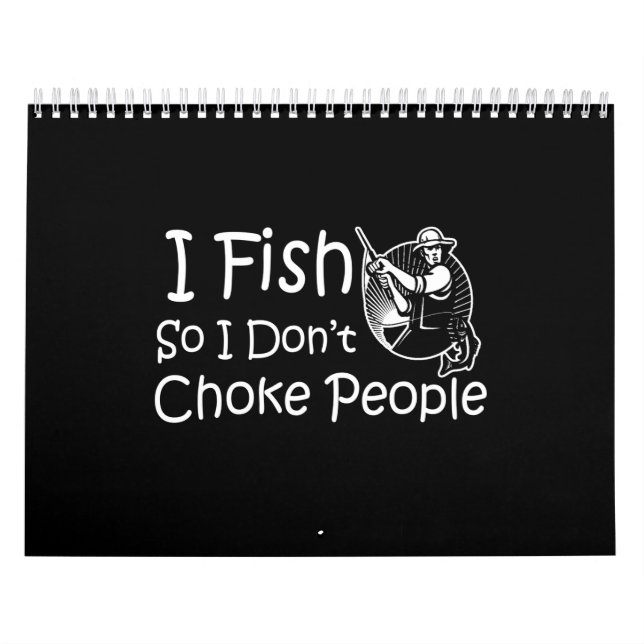 Calendrier je pêche pour ne pas étouffer les gens (Protection)