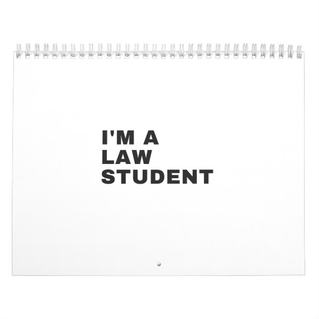 CALENDRIER JE SUIS ÉTUDIANT EN DROIT (Protection)