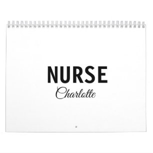 Calendrier Je suis infirmière médecin expert ajouter votre no