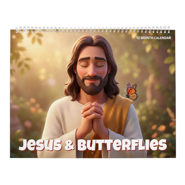 Calendrier Jesus & Butterflies Calendar (Protection)