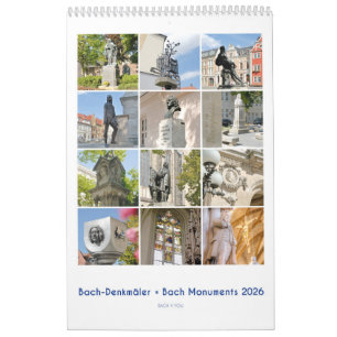 Calendrier Johann Sebastian Bach Monument, 2026