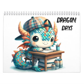 Calendrier Jours de dragon Enfants de style illustré