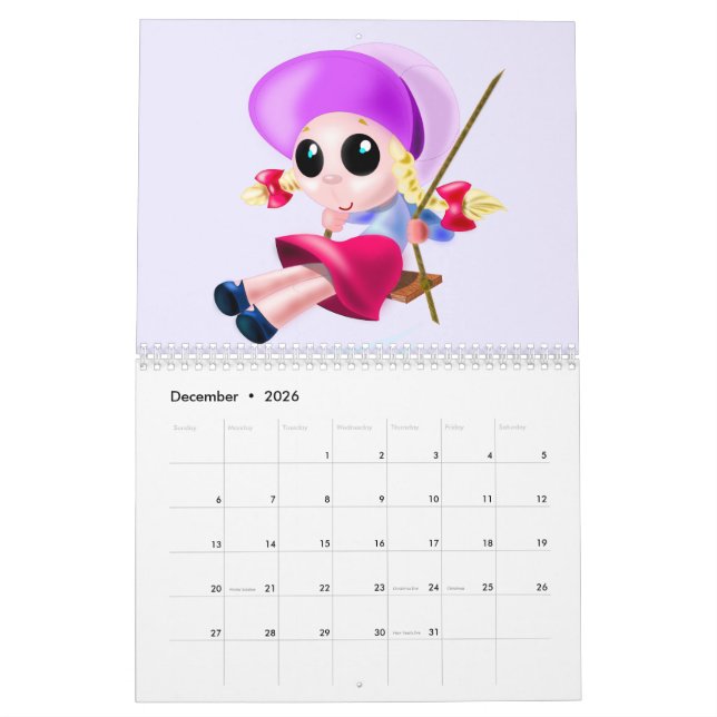 Calendrier Joyeux enfants (Dec 2026)