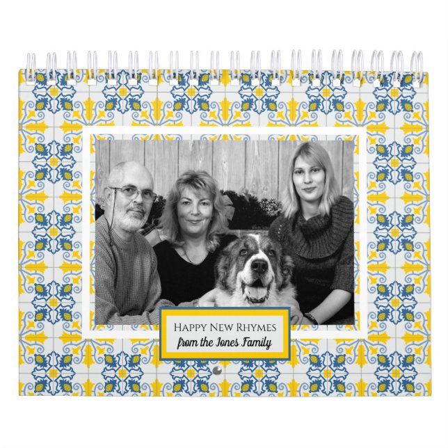 Calendrier Joyeux New Ryhmes de la famille (Protection)