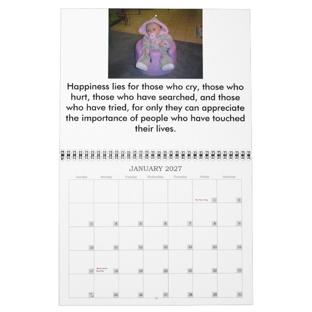 Calendrier Joyeux Noël 2007 (Jan 2027)