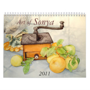 Calendrier Jpec de BROYEUR de CAFÉ, art de, Sonya, 2011