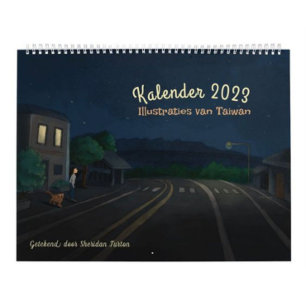 Calendrier Kalendar 2023 Illustrations van Taiwan (Pays-Bas)