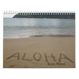 Calendrier Kauai Hawaï