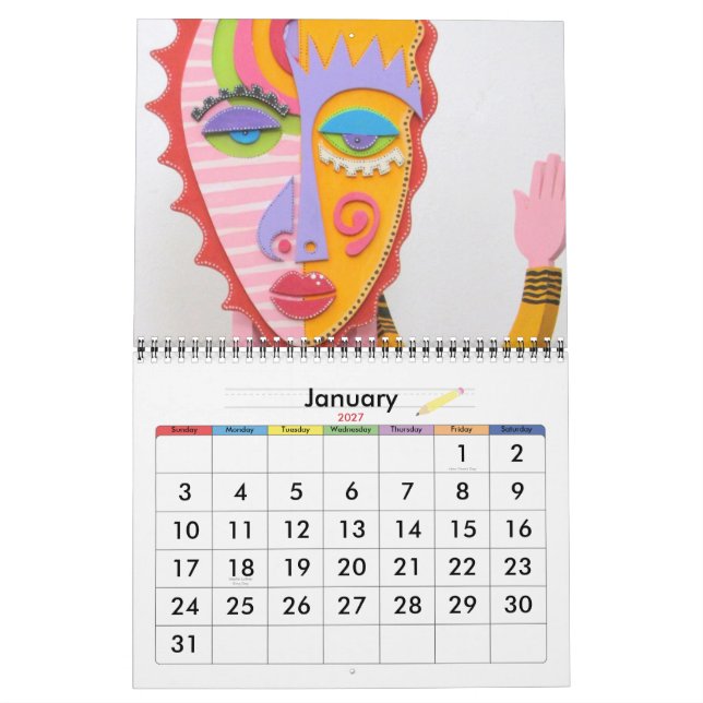 Calendrier "KeRicTure" (Jan 2027)