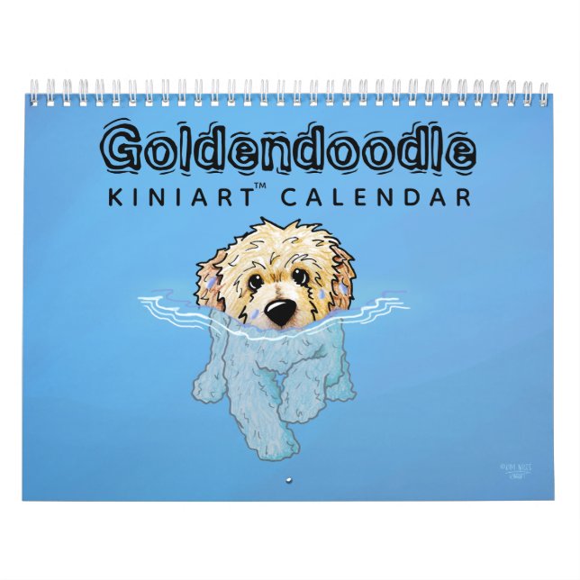 Calendrier KiniArt Goldendoodle (Protection)
