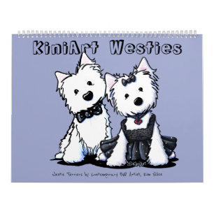 Calendrier KiniArt Westie Terriers