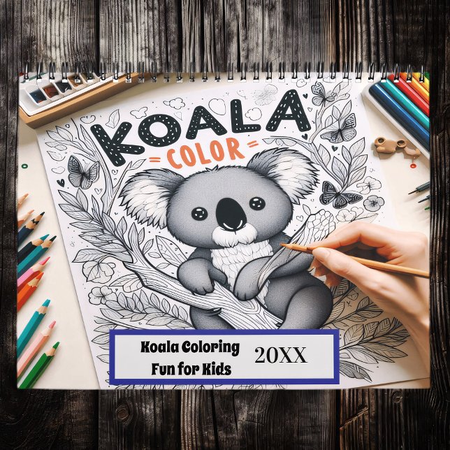 Calendrier Koala Coloring Fun pour enfants 20XX (Créateur téléchargé)