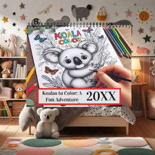 Calendrier Koalas to Color : Une aventure amusante 20XX