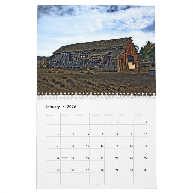 Calendrier La Californie par rad (Jan 2026)