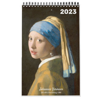 Calendrier La célèbre peinture de Vermeer