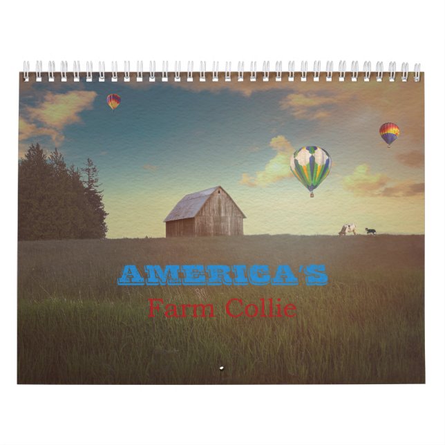 Calendrier La ferme Collie des États-Unis (Protection)