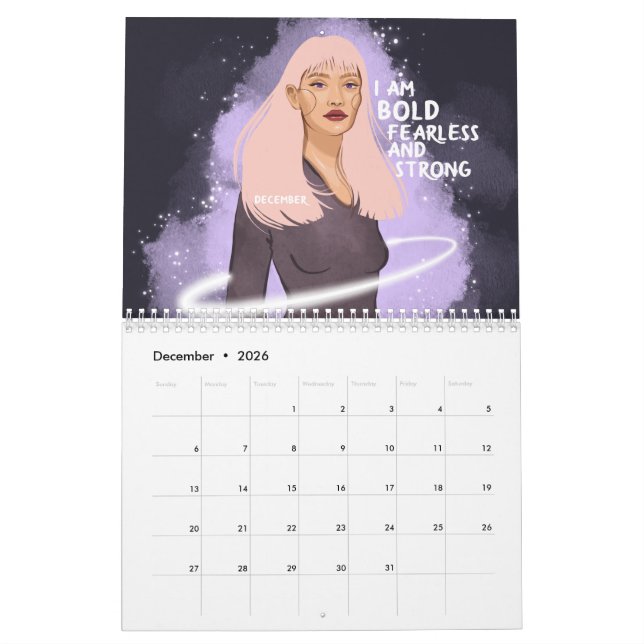 Calendrier La Fille que tu as brillée 2021 (Dec 2026)