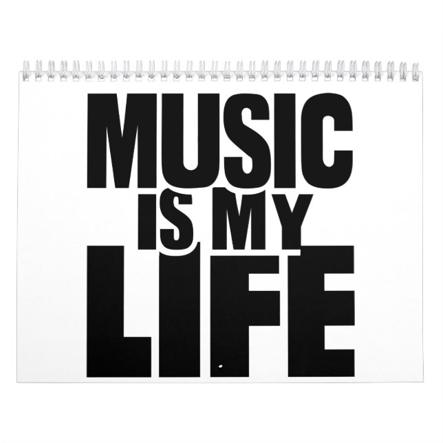 Calendrier La musique est ma vie (Protection)
