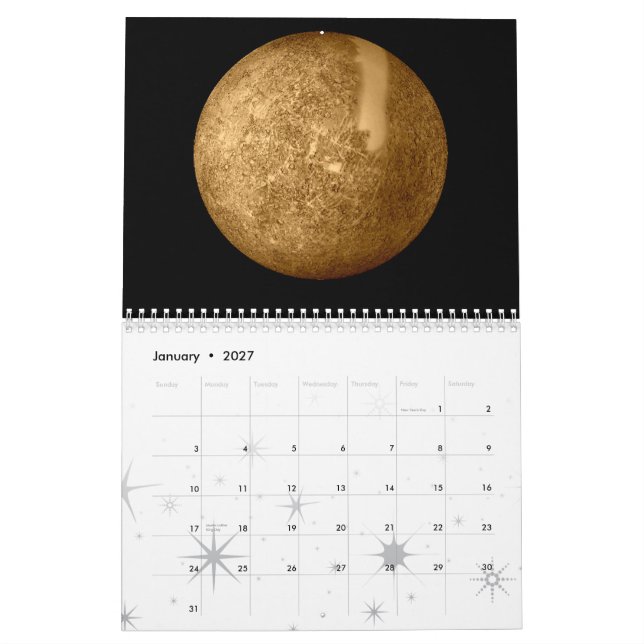 CALENDRIER LA NASA (Jan 2027)