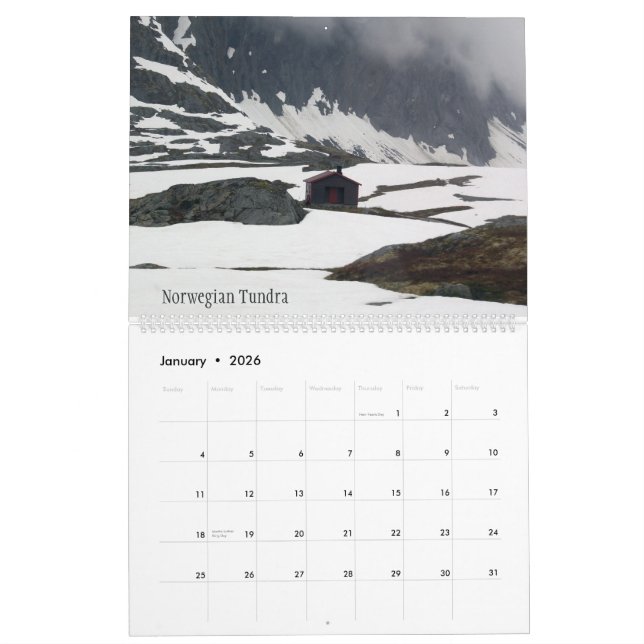 Calendrier La Norvège 2009 (Jan 2026)