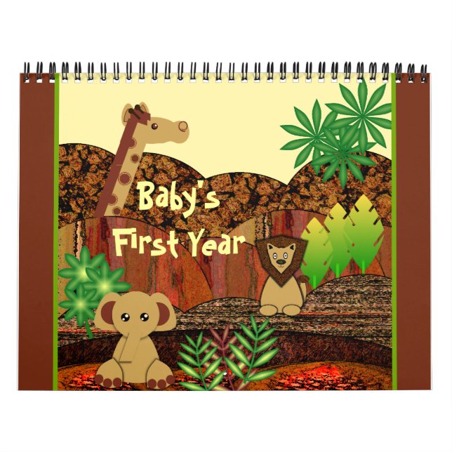 Calendrier La première année du bébé (Protection)