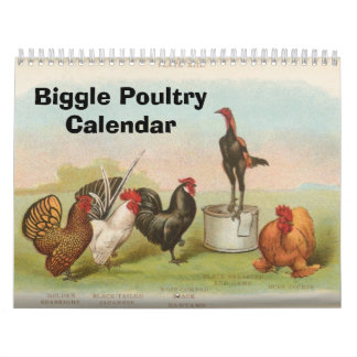 Calendrier La volaille de Biggle classent