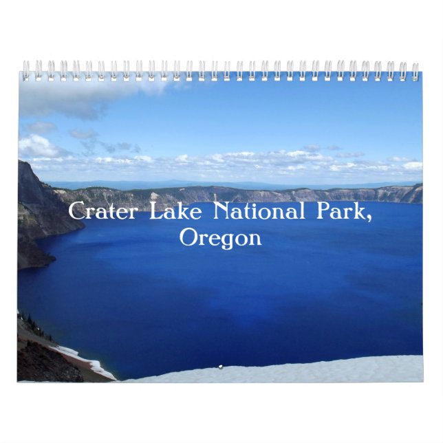 Calendrier Lac Crater Oregon (Protection)