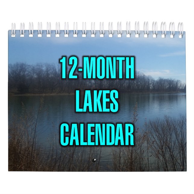 Calendrier Lacs de 12 mois (Protection)