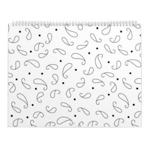 Calendrier Langue, gris foncé
