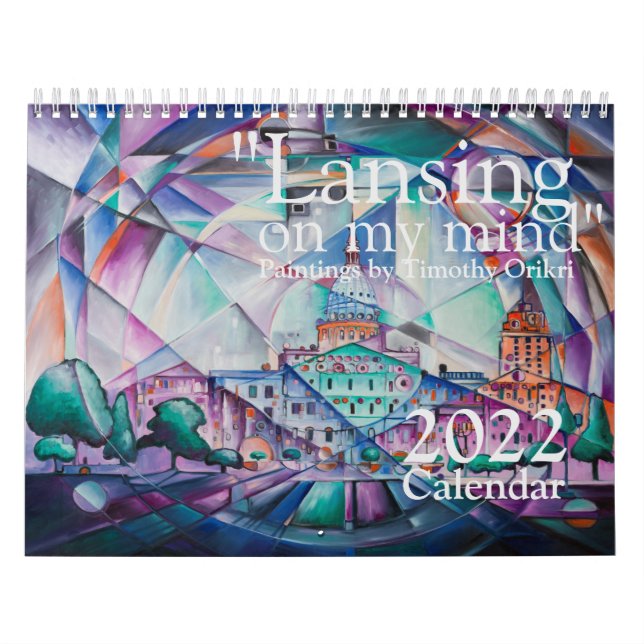 Calendrier Lansing on my Mind 2022 Calendar (Protection)