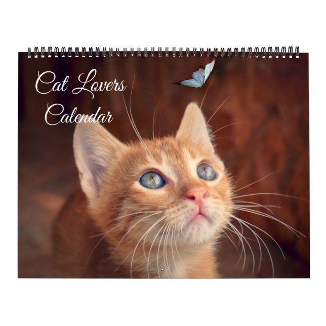 Calendrier Large Size Cat Lovers Calendar (Protection)