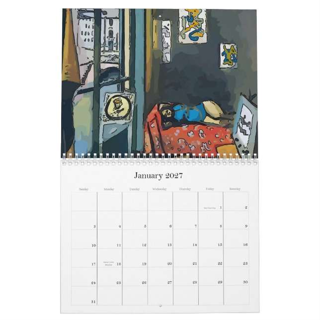 Calendrier L'art Abstrait de la Nouvelle-Orléans (Jan 2027)