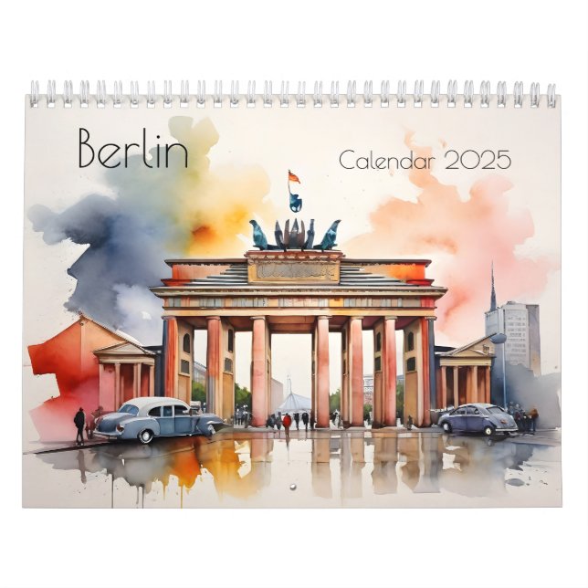 Calendrier L'art de l'aquarelle à Berlin (Protection)