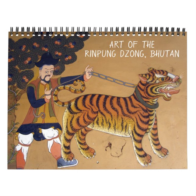Calendrier l'art du dzong bhoutan (Protection)