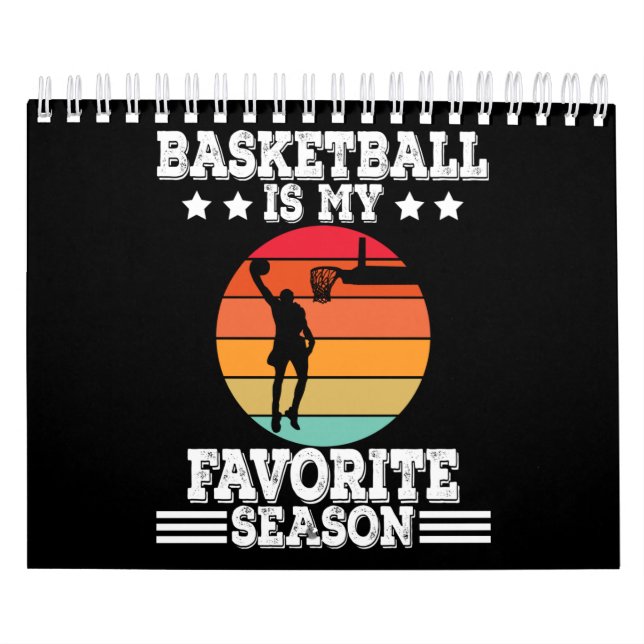 Calendrier Le Basket-Ball Est Ma Saison Préférée (Protection)