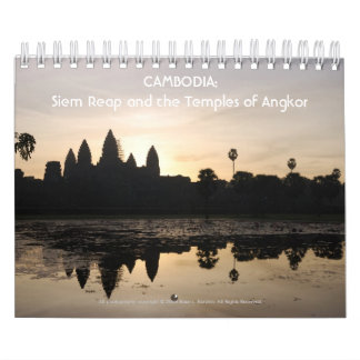 Calendrier LE CAMBODGE : Siem Reap et le temple… - Customisé