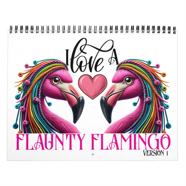 Calendrier Le Flamant rose Flaunty version 1 (Protection)