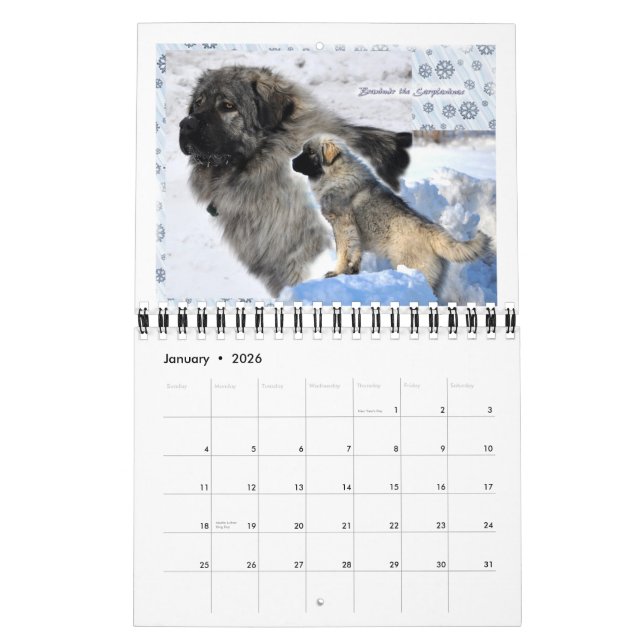 Calendrier Le gardien de bétail poursuit 2015 petits (Jan 2026)