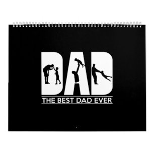 Calendrier Le meilleur papa jamais - Fête des pères cadeau pa