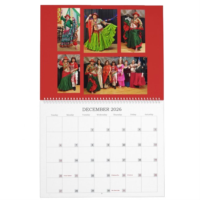 Calendrier Le PAPILLON GITAN de Corvallis costume 2019 (Dec 2026)