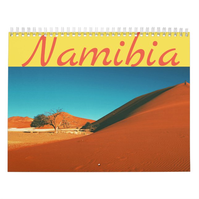 Calendrier Le paysage des dunes de sable de Namibie (Protection)